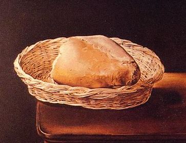 Cesta de pan.   Dalí­ 1945